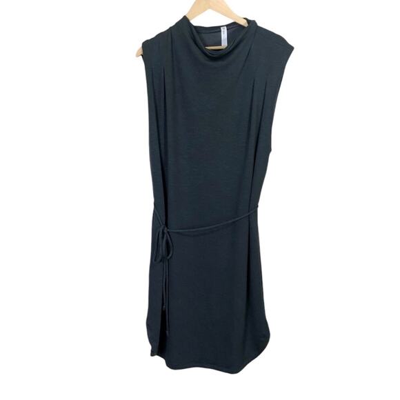 Anthropologie Daily Practice Cowl Neck Sleeveless Knit Sweater Dress Size Large - Picture 1 of 5